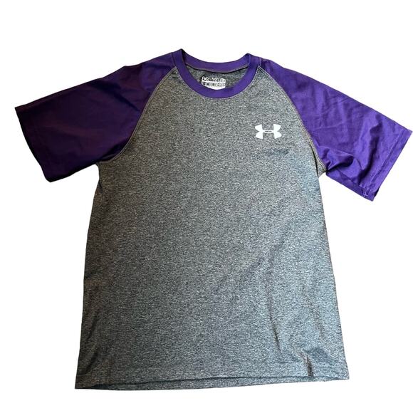 Under Armour Boy's LG Baseball Jersey Style T-shirt - Picture 1 of 5